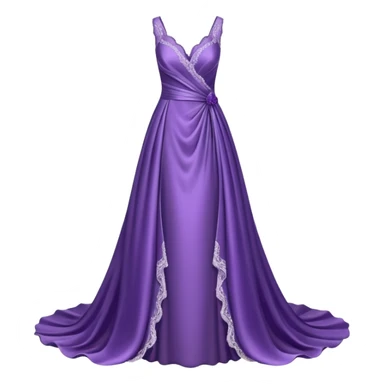 purple wedding dress sticker
