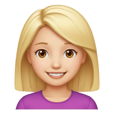 A baddie girl giving cute vibes but don't make it look like more of a human emoji more of a emoji a regular emoji sticker