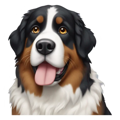 Bernese mountain dog mixed with great pyrenese sticker
