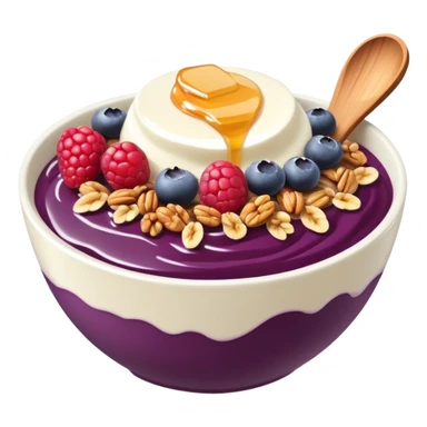 Acai yogurt bowl sticker