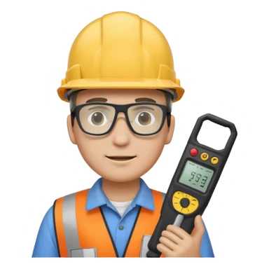 opérateur contrôle non destructif homme sticker