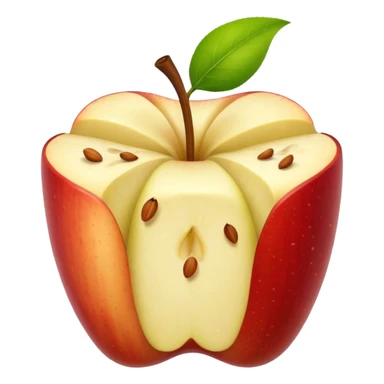 Create an Apple core sticker