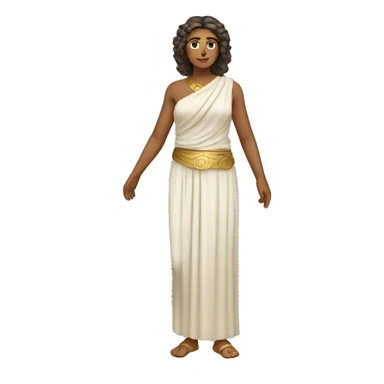 Ancient greece woman full body sticker