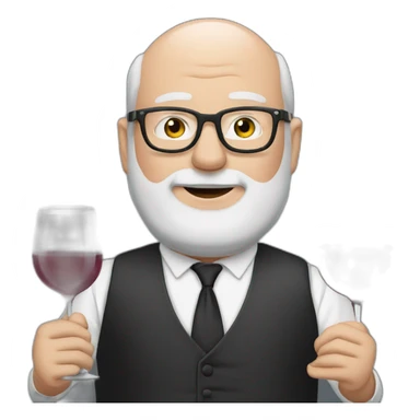 Frans Timmermans drinking wine sticker