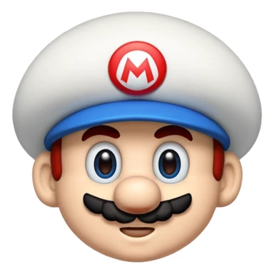 Ein Pudel im aussehen vom SuperMario Universum sticker