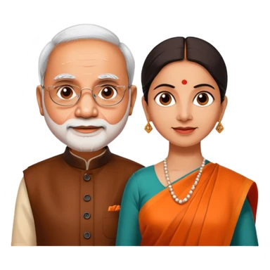narendra modi and nirmala sitaraman sticker