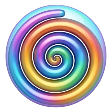 bubbles Small bubbles forming spiral. sticker