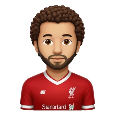 A Liverpool soccer player mo salah  sticker