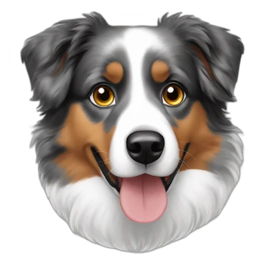 Australian shepherd heterochromia sticker