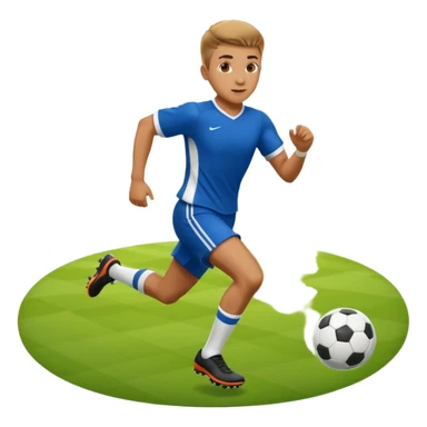 Joueur de foot sticker