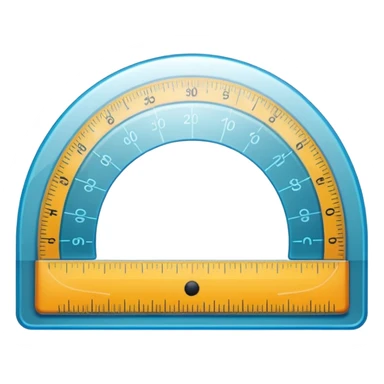 "📏" This emoji is for ruler. Then make an emoji for protractor. Which is real emoji type like the give sticker