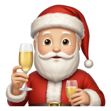 Santa Claus New Year 2026 sticker