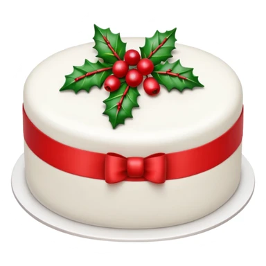 Christmas Cake sticker