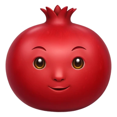 Make a pomegranate emoji sticker