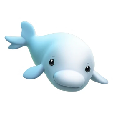 Beluga whale sticker