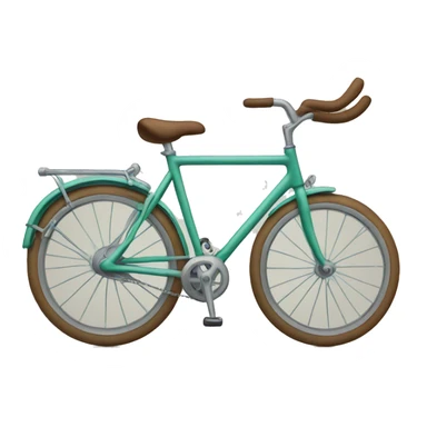 bike with a mustache  sticker