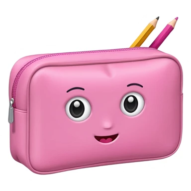 pink Pencil Case sticker