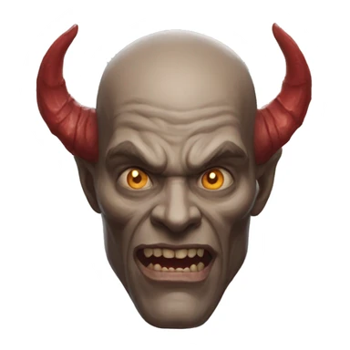 demon from Dungeons & Dragons super realistic sticker