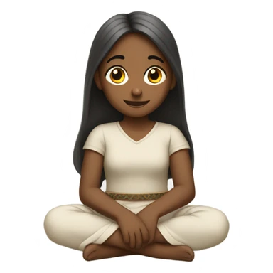 Girl at a dolkhi sticker