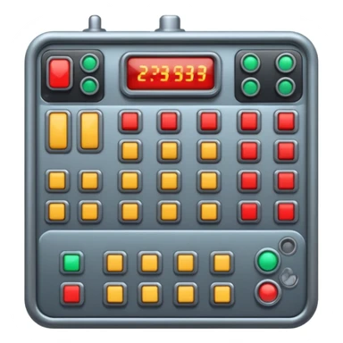 Control Panel of a big space ship sticker