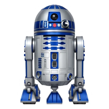 A robot R2D2 of starwars sticker