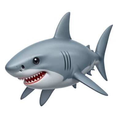 A shark with star emoji🦈⭐️ sticker