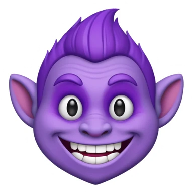 Troll emoji sticker