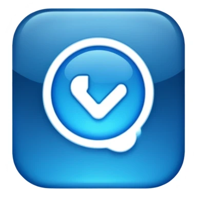 instagramblue tick sticker