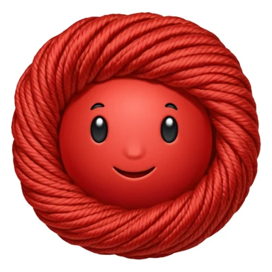 red ball of yarn sticker