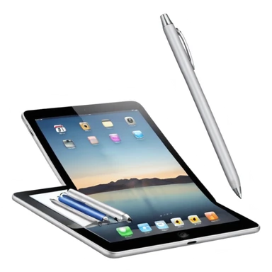 ipad and apple pen sticker