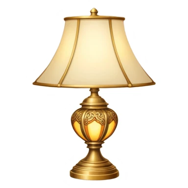 old school lighting lamp sticker