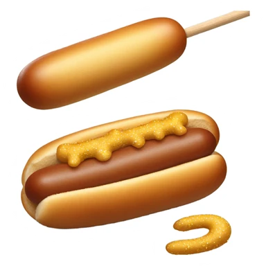 corn dog sticker