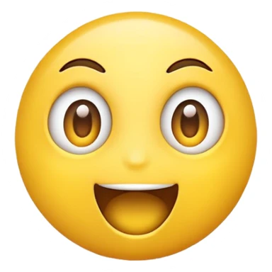 Crazy excited emoji sticker