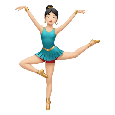 North (N): "dancer_north: Create a minimal flat-vector dancer icon facing north. Pose conveys motion with arms curved upward and one leg slightly lifted. Black stroke 2px on transparent background, square canvas 1:1, SVG vector style, no text or facial features." sticker