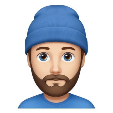 Man with Grey Beret – Brown beard, grey beanie.





 sticker
