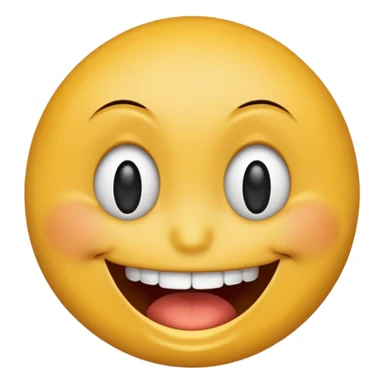 Smiley face mixed 🤗+😬 sticker