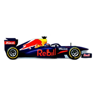 redbull f1 car sticker
