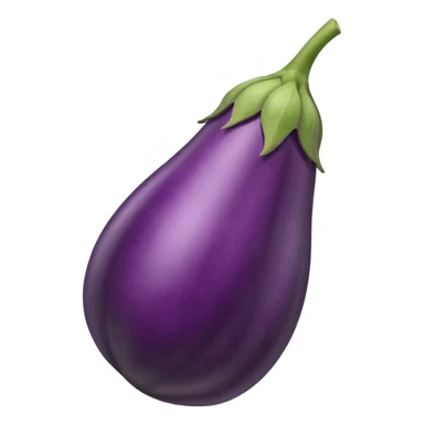 Eggplant with veins vascular sticker