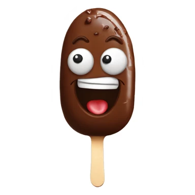 Zemmour mangeant un glace magnum 70% cacao sticker