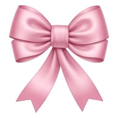 Ribbon which color is a light pink sticker