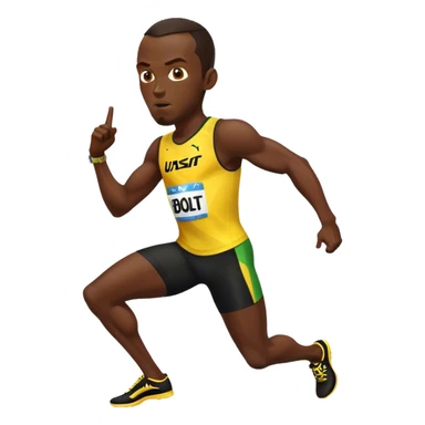 usain bolt sticker