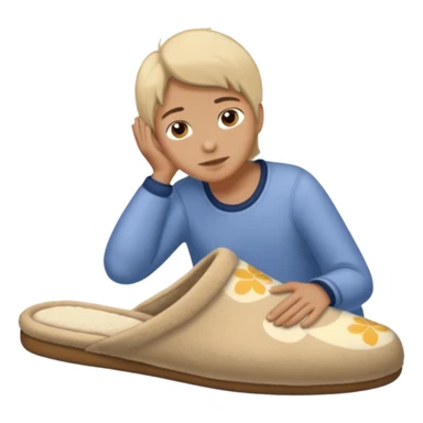 a house slipper thrown by a mother sticker