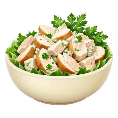 Chicken salad sticker