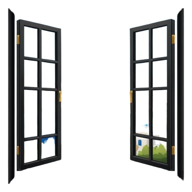 window apartment with sea view greece sticker