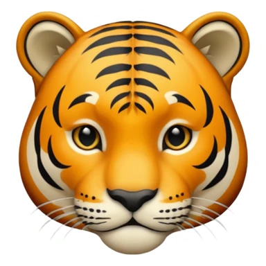 Tigre com listras bege e pele preta sticker