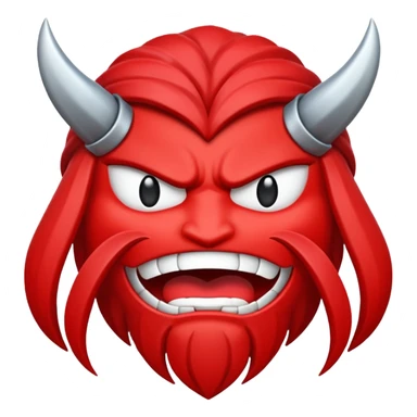 faça emoji clã simbolo brujah sticker