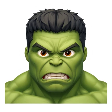 Make a pic of hulk  sticker