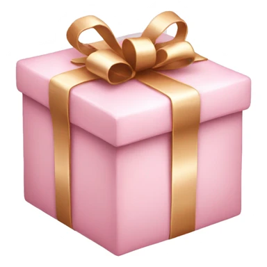 Light pink Christmas gift  sticker