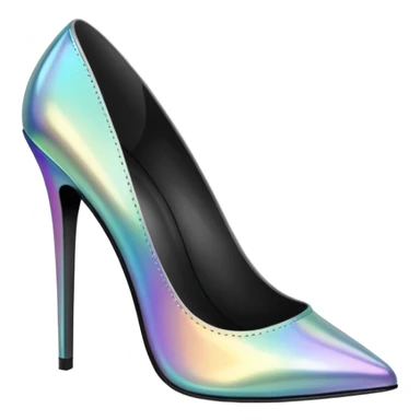 Iridescent heels sticker
