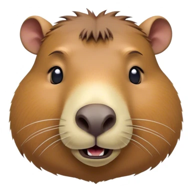 Cinematic Comical Capybara Portrait Emoji, Head tilted dramatically with an exaggeratedly amused expression, featuring a robust, rounded build and a distinct capybara face with a broad snout and quirky, small ears, rendered with lifelike soft fur and wide, comically expressive eyes brimming with playful disbelief; high shine, dramatic yet playful, styled with an air of cheeky mischief, soft glowing outline, capturing the essence of a spirited and over‐the‐top capybara that looks ready to side‐eye its way into viral fame! sticker